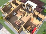 Проект дома ПД-041 3D План 3